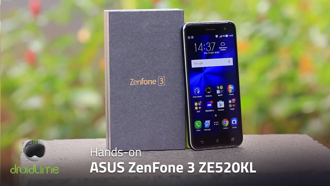 ASUS ZenFone 3 ZE520KL Hands-on - YouTube