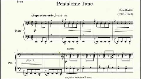 Pentatonic Tune - Béla Bartók - Piano Repertoire 7