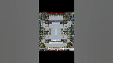 An absurdly fast 6x6 Piston door V4 #shorts #minecraft #redstone #satisfying
