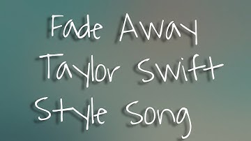 Fade Away - Taylor Swift, Justin Bieber, Khalid Style Song (No Copyright) (Songs for the Soul)