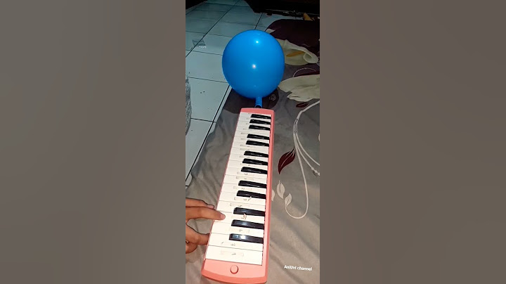 Coba belajar pianika pakai balon #shorts