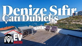 Kuşadası Merkezde Denize Sıfır Manzaralı Çatı Dubleks | Kuşadasında Satılık Daire