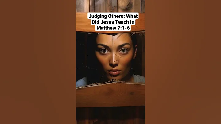 Judging Others: What Did Jesus Teach in Matthew 7:1-6. #Shorts #BibleStudy#ChristianTeaching#Gospel