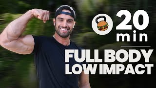 20 Minute FULL BODY BURN | Low Impact | No Weights