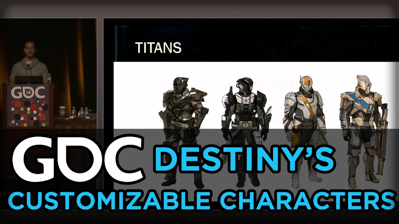 gaming logo Building Customizable Characters for Destiny