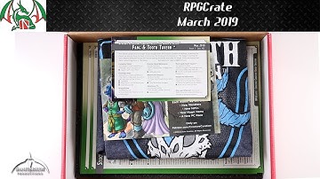 RPG Crate March 2019 Unboxing