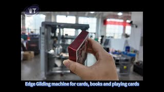 This Edge Gilding Machine Perfectly Gilds Everything (Cards, Books, Poker & More) #gilding #foil