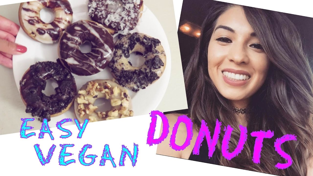 Easy Vegan Donuts Recipe YouTube