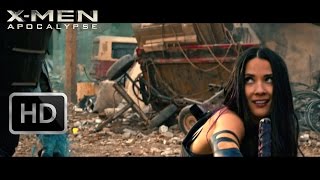 X-Men: Apocalypse - Beast vs Psylocke (Extended Scene) [Full HD]