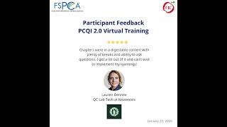 5-Star PCQI Training Online (Real Feedback)
