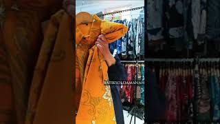 KEMEJA BATIK PRIA SOLO KATUN HALUS MLIWIS KUNING RAHAYU BATIKSOLOAMANAH PASAR KLEWER SURAKARTA screenshot 5