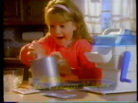 3-Minute Ice Cream Maker Ad from Tyco - 1989/1990