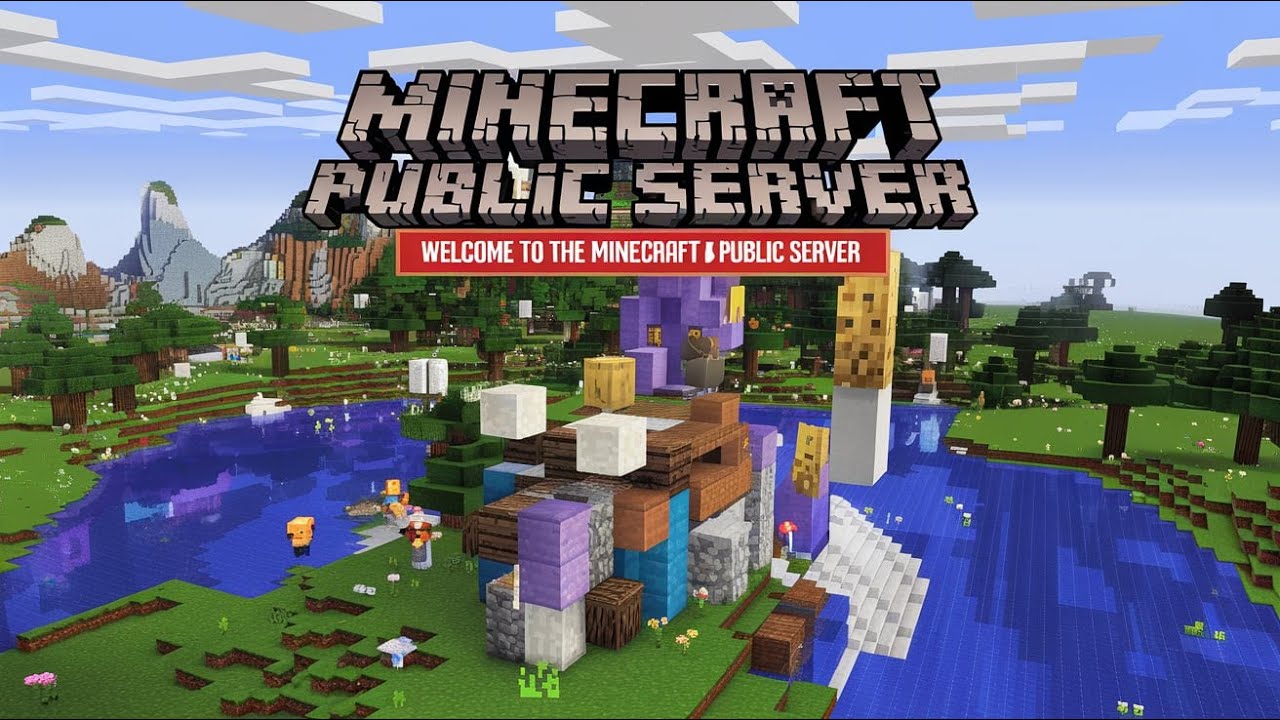 minecraft new public server 24/7 pe+java day-2 - YouTube