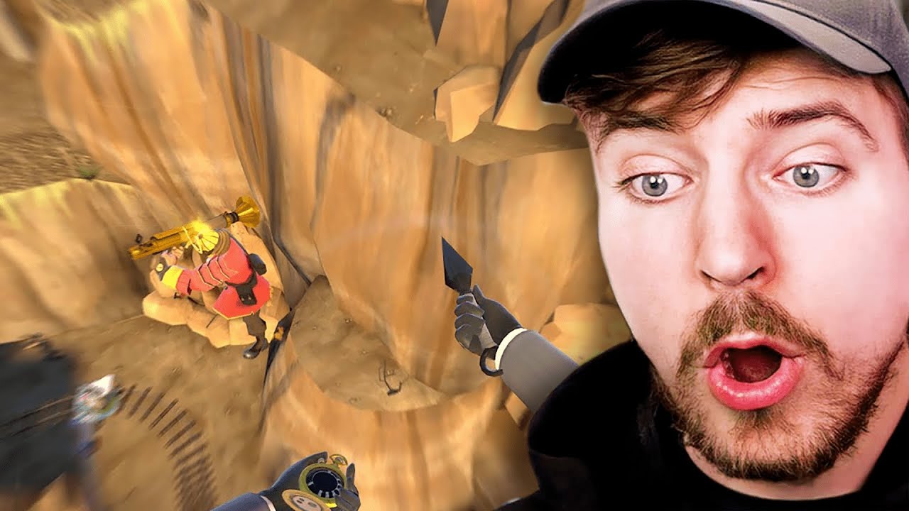 MrBeast Reacts to INSANE TF2 Spy Frags