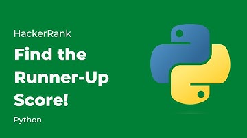 Python HackerRank Solutions: Find the Runner-Up Score!