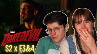 The Punisher WRECKED us. | DAREDEVIL | S2 x E3&4 | First Time Watching