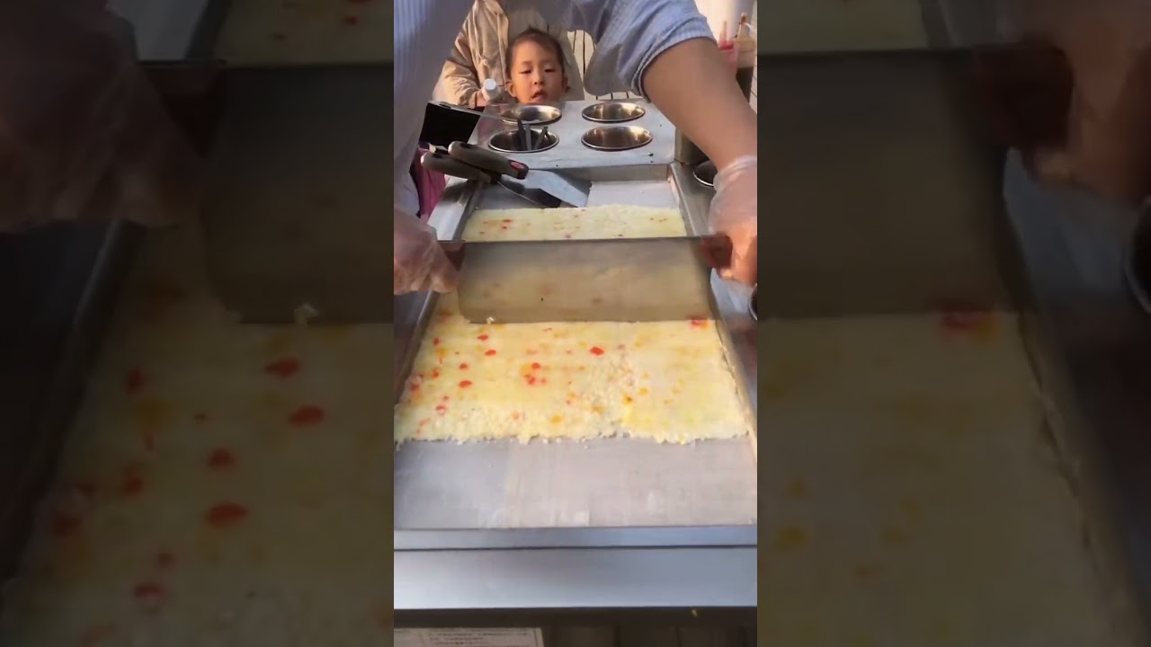 Jellies fried yogurt ice cream 