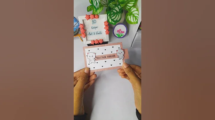 DIY slider card idea❤️ #diy #art #artandcraft