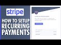 How To Setup Recurring Payments From Stripe | Easy!