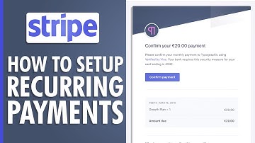 How To Setup Recurring Payments From Stripe | Easy!