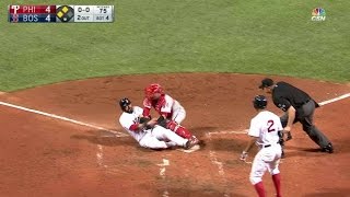 BOS@PHI: Herrera makes catch, throws out Leon