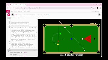 CM2030 Snooker App Video Demo