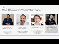 "Community Vaccination Panel" PGHAC Quarterly Coalition Meeting, March 2021