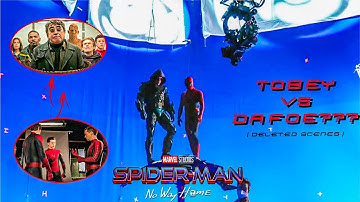 Tobey‘s SpiderMan Vs Dafoe’s Green Goblin Deleted Fight Scene | SpiderMan NWH New Behind The Scenes