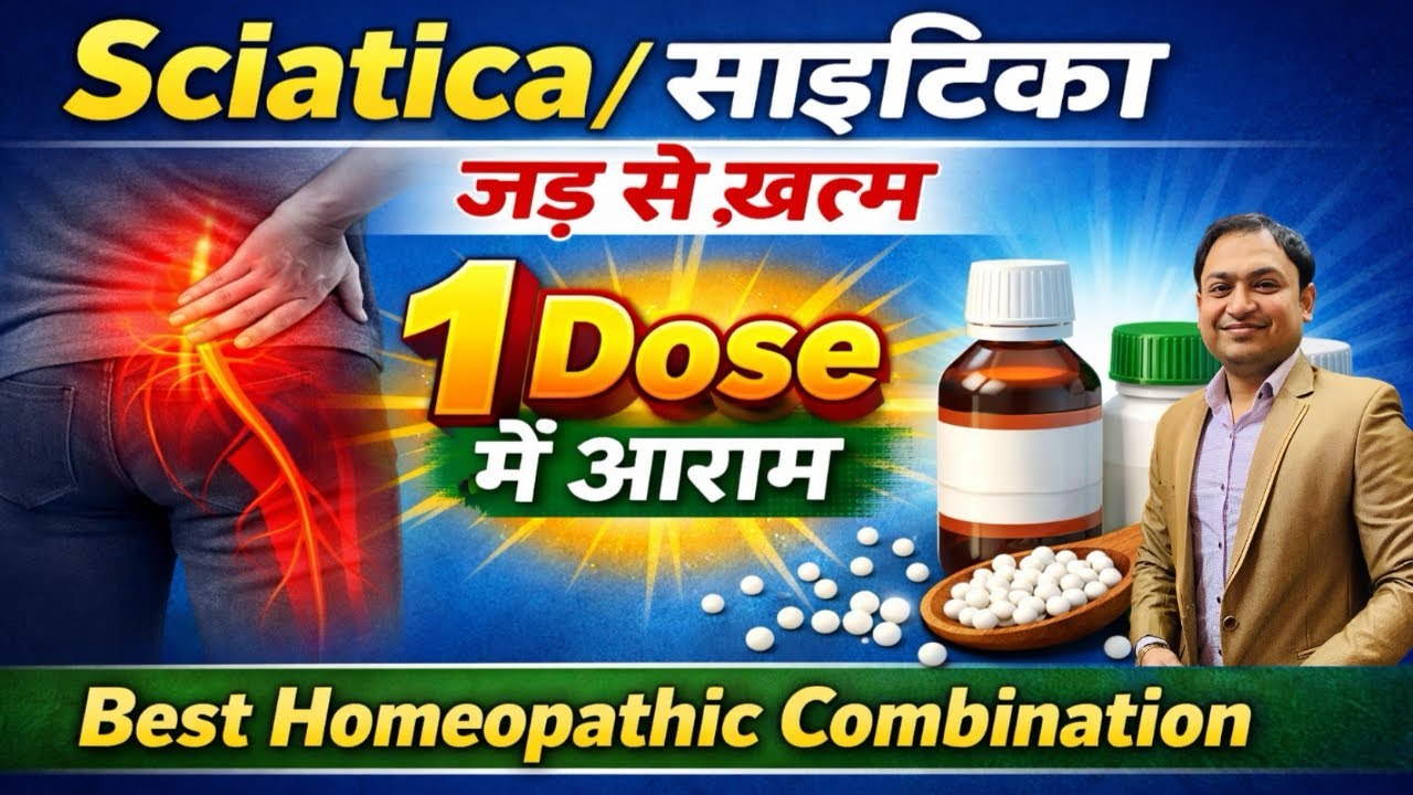 Sciatica / साइटिका जड़ से ख़त्म | 1 Dose में आराम | Best Homeopathic Treatment