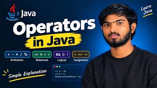Operators in Java | Complete Explanation with Easy Examples | Java Tutorial for Beginners  #java