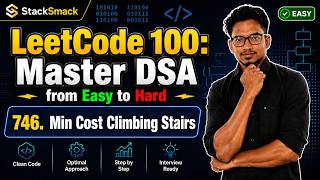 LeetCode 746.Solved! Min Cost Climbing Stairs | Dynamic Programming | Java Solution #StackSmack