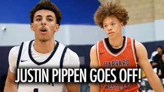 Justin Pippen Unleashes His Best Performance In Rivalry Sierra Canyon vs Harvard-Westlake! Information