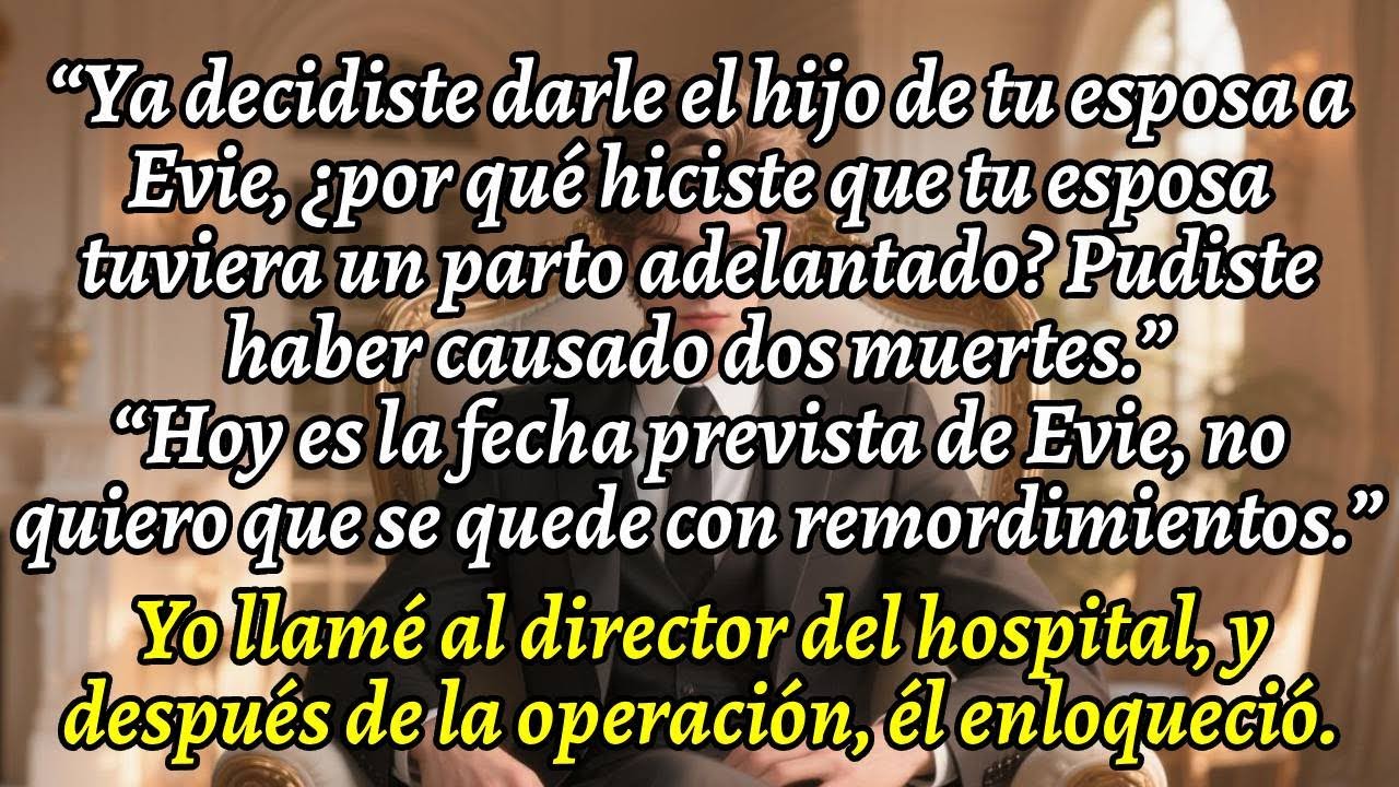 Antes de subir al quirófano, escuché a mi esposo hablar con su asistente…