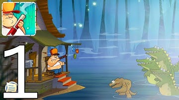 Swamp Attack - Gameplay Walkthrough Part 1 - Episode 1-4 (Android, iOS)
