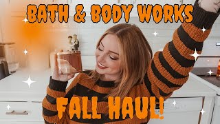 BATH AND BODY WORKS FALL HAUL! Pumpkins, candles, wallflowers and more!