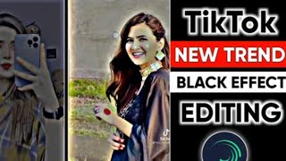 Tiktok New Trend  Alight Motion Black Effect Editing Tutorial