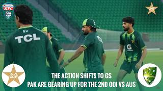 The action shifts to Gaddafi Stadium 🏟️ Pakistan are gearing up for the 2nd ODI vs Australia 🏏