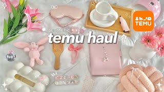 HUGE TEMU HAUL 2024 🎀| cute & aesthetic finds 💌 accessories, room decor, stationery & more