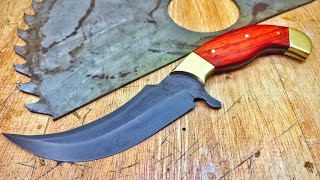 Making a Persian Knife from a Saw Blade