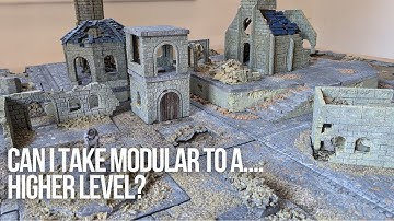 How I made the Ruined City of Osgiliath as a Modular Wargaming Board - Part 6: High Section | MESBG