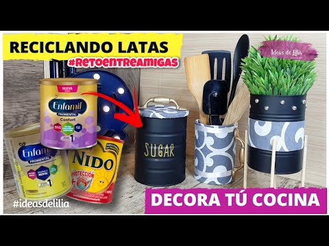 Manualidades Con Latas De Leche Decora Tu Cocina 2021 Manualidades En Casa