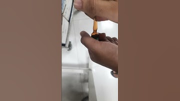 How to break injection ample in a safe way.. 💉 #medical #ample #injection #glass #shorts #satisfying