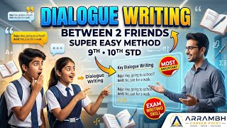 How to Write Dialogue in English? | Exam Writing Skill Trick | Arambh Career Point