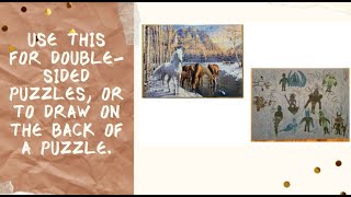 Easiest way to flip a jigsaw puzzle