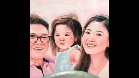 Video quá trình làm tranh cát chân dung gia đình, món quà ý nghĩa lưu giữ hạnh phúc