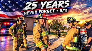 Honoring 9/11 on the 25th Anniversary: Passing Out Bracelets to Firefighters & Police