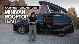 This Minivan Turns Into a Rooftop Tent Meet the UniCamp USA Pop Top