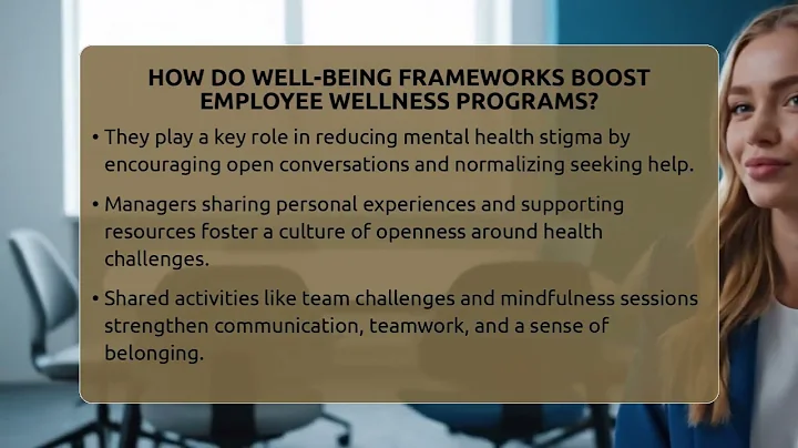 How Do Well-being Frameworks Boost Employee Wellness Programs? - Office Wellness Insights