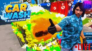 STARTING A MILLION DOLLAR CAR WASH BUSINESS | Express Car Wash Simulator VOD screenshot 1