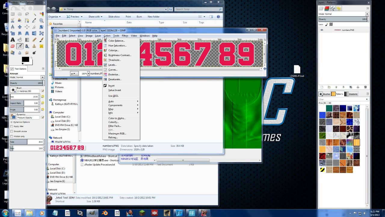 Jersey/Uniform Editing in NBA 2K PC 